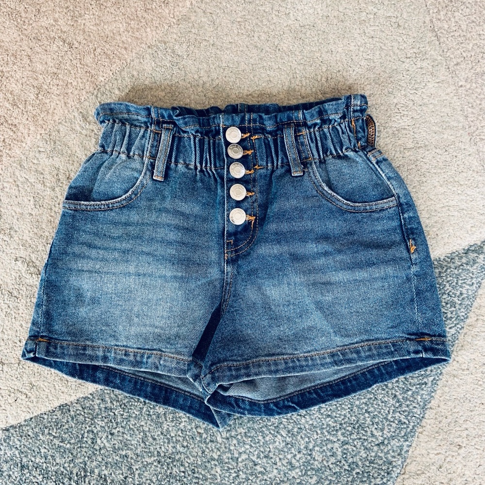 Wild Fable Paper Bag Denim Shorts